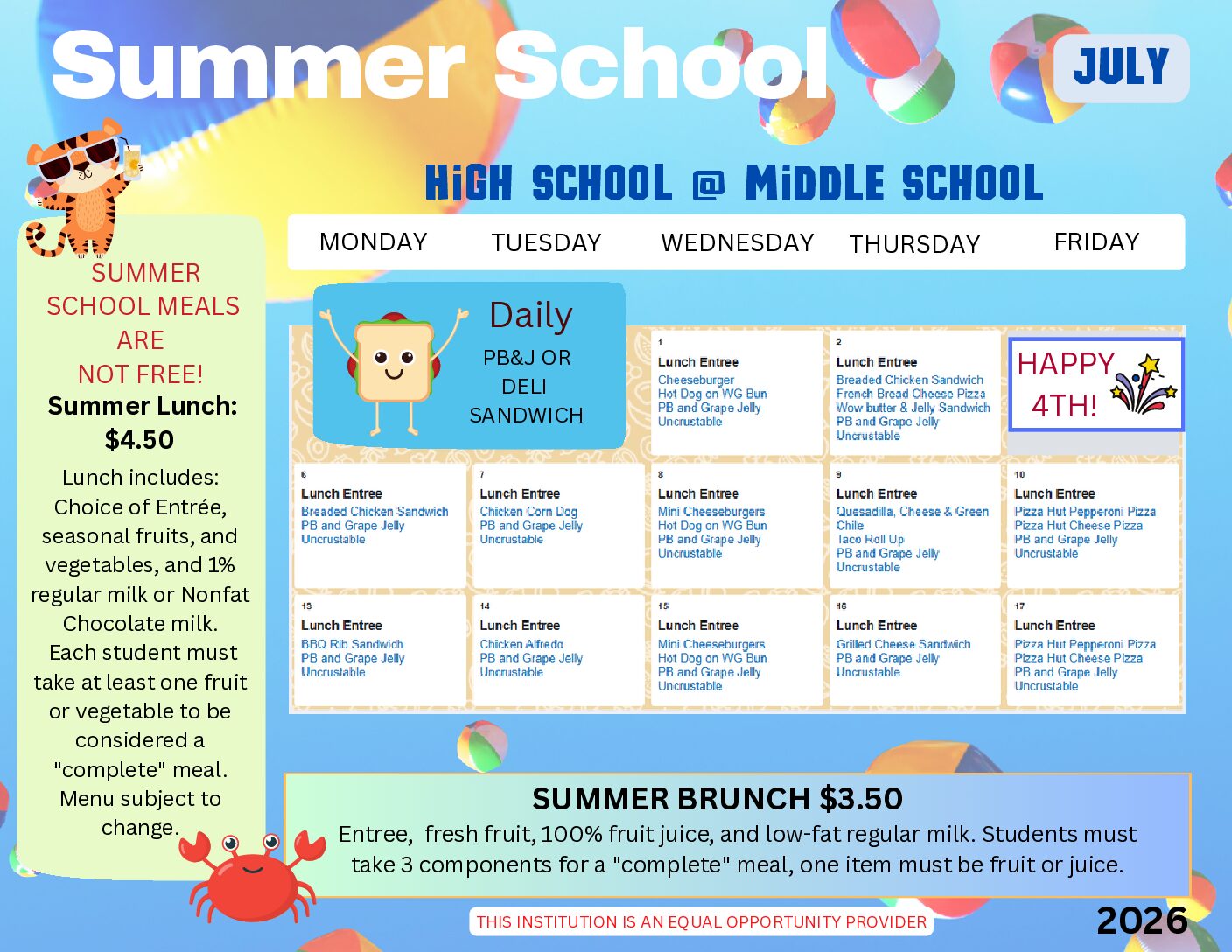 Summer School MS Menu (5)